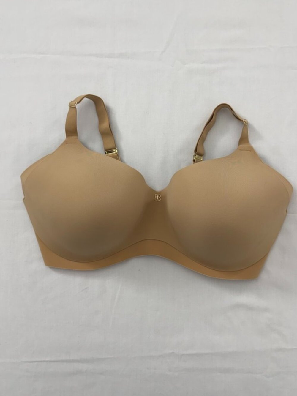 Honeylove Cloud Embrace Women's Wireless Lift Bra Beige 40DDD (F) Seamless